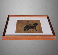 新巴尔虎右书画装裱配框服务案例